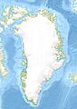 Greenland edcp relief location map