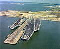 HMS Ark Royal USS Nimitz Norfolk1 1978