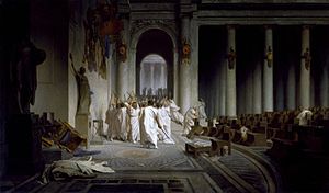 Archivo:Jean-Léon Gérôme - The Death of Caesar - Walters 37884