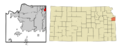 Johnson County Kansas Incorporated and Unincorporated areas Mission Hills Highlighted