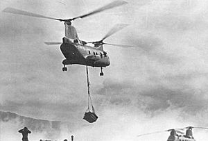 Archivo:Khe Sanh CH-46 taking off for Hill