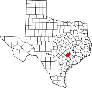 Map of Texas highlighting Fayette County.svg