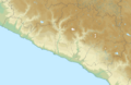 Mapa físico de localización Arequipa