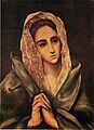 Mourning madonna