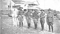 Oficiales del Ejército de Compañía de Coto junto con Eusebio A. Morales