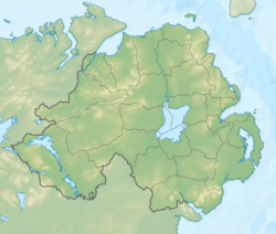 Benbradagh ubicada en Irlanda del Norte