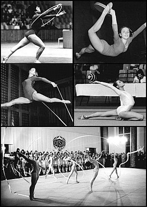Gimnasia Rítmica Niña De 8 Años Foto de archivo editorial - Imagen de  muchacha, competencias: 197654393