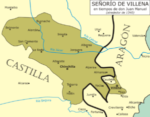Archivo:Señorío de Villena en 1340