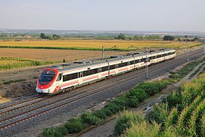 Archivo:Tren Cercanías Aranjuez-Madrid en Seseña. IMG 0501 (8070084466)