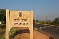 Tropic of cancer passes through Madhay Pradesh