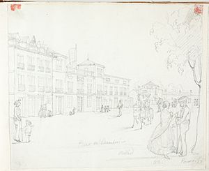 Archivo:Vista de la plaza de Chamberí en Madrid