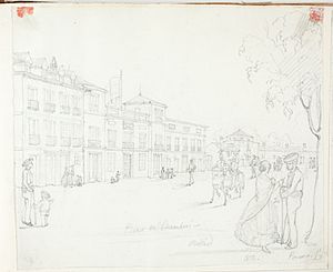 Archivo:Vista de la plaza de Chamberí en Madrid