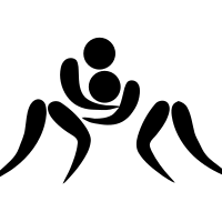 Wrestling pictogram.svg
