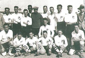 Archivo:נבחרת ארץ ישראל בביקור בקהיר