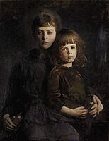 Abbott Handerson Thayer - Brother and Sister (Mary and Gerald Thayer) - 1929.6.114 - Smithsonian American Art Museum