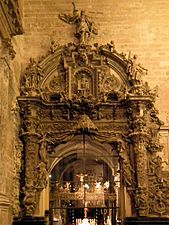 Barbastro Catedral 13 Capilla del Santo Cristo de los milagros