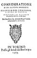 Benedetti, Giovanni Battista – Consideratione d'intorno al discorso della grandezza della terra, e dell'acqua, 1579 – BEIC 1212126