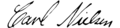 Carl Nielsen Signature
