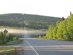 Chena Hot Springs Road at Mile 6, Fairbanks North Star Borough, Alaska.JPG