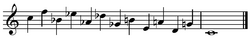 Circle of fourths 2 octave