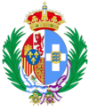 Coat of Arms of Sofía of Greece and Denmark (1962-1971).svg