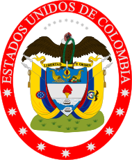 Coat of arms of United States of Colombia.svg
