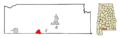 Escambia County Alabama Incorporated and Unincorporated areas Flomaton Highlighted