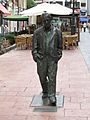 Estatua Woody Allen en Oviedo