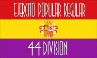 Archivo:Flag of the 44 Division Spanish Popular Army