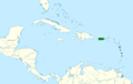 Geotrygon mystacea map