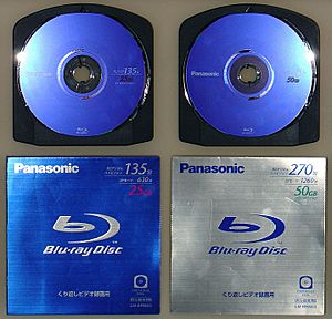 Archivo:IFA 2005 Panasonic Blu-ray Discs Single and Dual Layer BD-RE (Cartridge) (by HDTVTotalDOTcom)