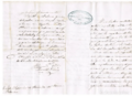 Manuscrito de Manuel Salvador y Palacios
