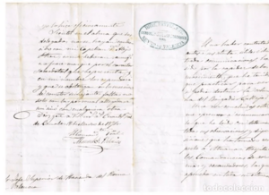 Archivo:Manuscrito de Manuel Salvador y Palacios