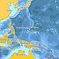 Mariana trench location