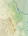 Mexico Nuevo Leon topographic location map
