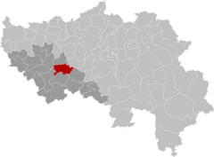 Nandrin Liège Belgium Map.svg