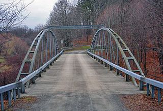 Normanskill Farm Bridge, Albany, NY, deck view from west.jpg