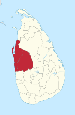 North Western in Sri Lanka.svg