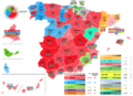 November 2019 Spanish general election map