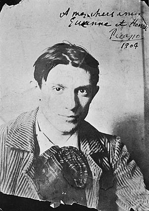 Archivo:Pablo Picasso, 1904, Paris, photograph by Ricard Canals i Llambí
