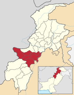 Pakistan - Khyber Pakhtunkhwa - Kohat (division).svg