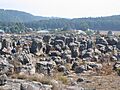 Rockfields near the town