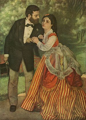 Archivo:Sisley et madame-par Renoir-1868