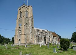 St Laurence's Church, Ridgewell - geograph.org.uk - 897739.jpg