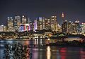 Sydney skyline from Waverton Balls head reserve