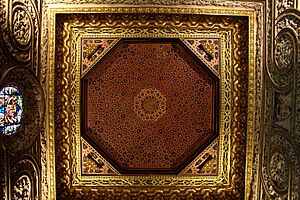 Archivo:Techo de una de las salas del alcázar de Segovia