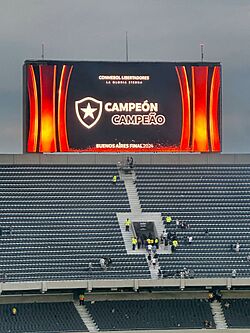 Archivo:Telão Botafogo Campeão da Libertadores 2024