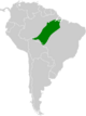 Thamnophilus stictocephalus map.svg
