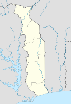 Lomé ubicada en Togo