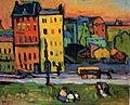 Vassily Kandinsky, 1908 - Houses in Munich